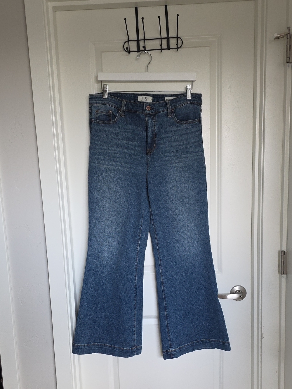 Jessica Simpson Medium Blue Wide-Leg Flare Jeans